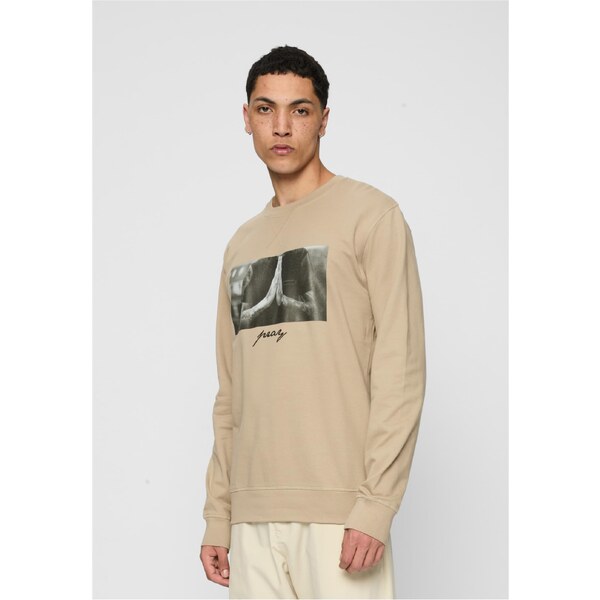 Mister Tee Pray Crewneck darksand 50682827