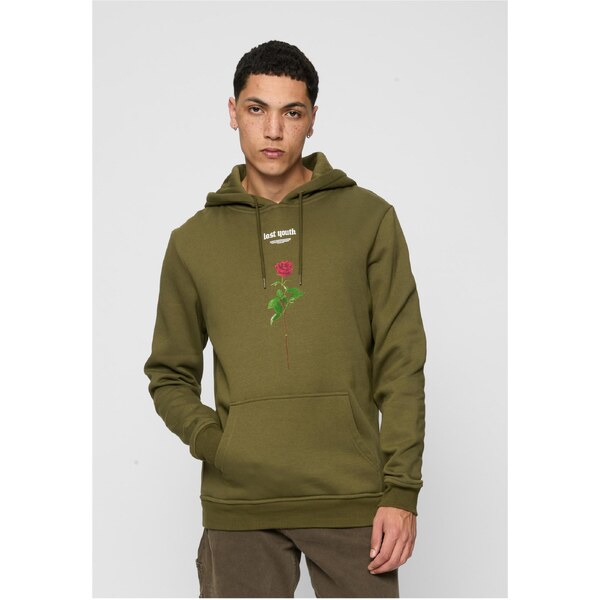 Mister Tee Lost Youth Rose Hoody Olive 50679385