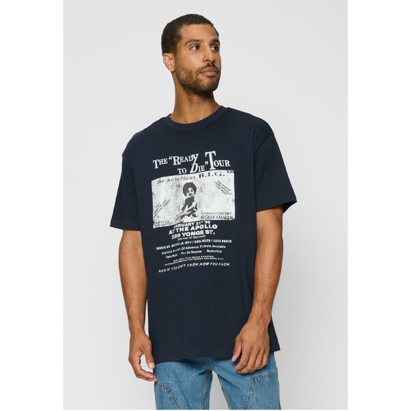 Mister Tee Bigie Retro Poster Tee in Navy Style 50603727