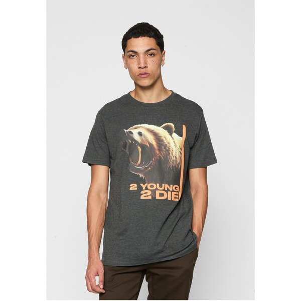 Mister Tee 2 Young 2 Die Tee Charcoal 50653718
