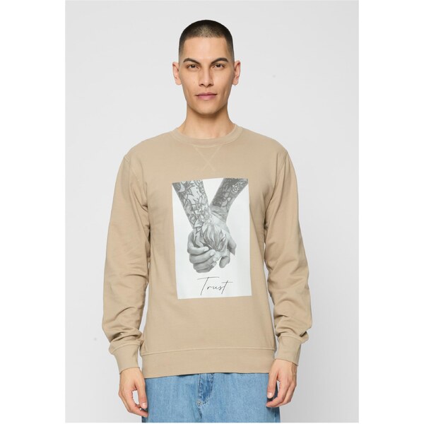 Mister Tee Trust 2.0 Crewneck darksand 50669311