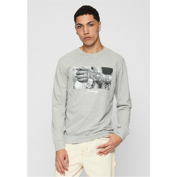 Mister Tee Pray 2.0 Crewneck Grey 50659242