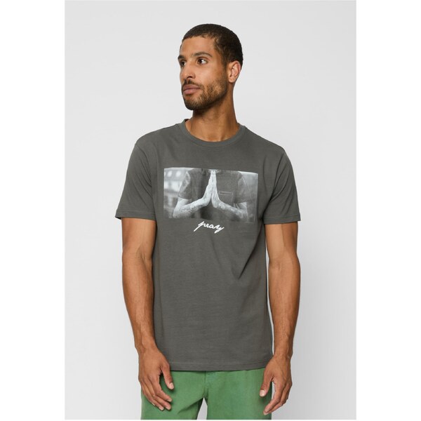 Mister Tee Mens T-shirt Pray - grey 50684174