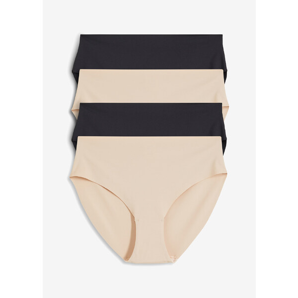 bonprix Maxi nohavičky bez odtláčania z mikrovlákna (4 ks), farba 54147157