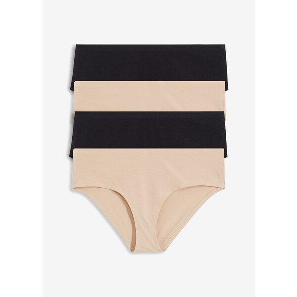 bonprix Nohavičky bez viditeľných odtlačení z bio bavlny (4 ks v 54147162