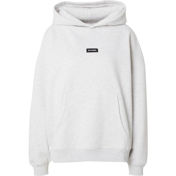OH APRIL Mikina svetlosivá / čierna / biela 54380472