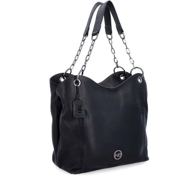 Kožená kabelka cez rameno Noelia Bolger čierna NB 3001 C 48932436