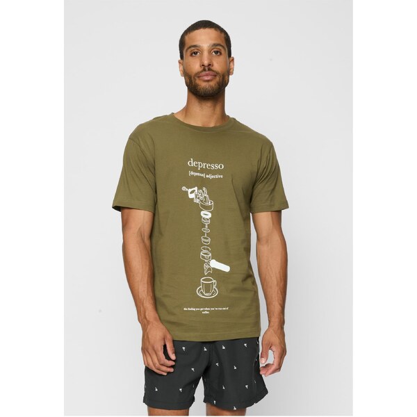 Mister Tee Depresso Olive Tee 50548126