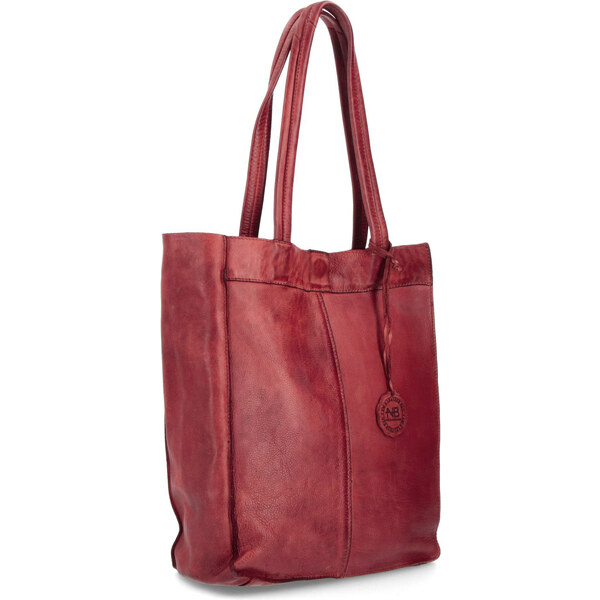 Kožená kabelka cez rameno Noelia Bolger červená NB 2058 CV 45814475