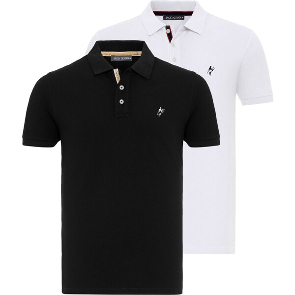 Jacey Quinn Tričko čierna / biela 54380947