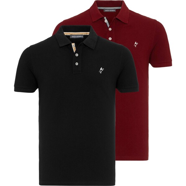 Jacey Quinn Tričko bordová / čierna 54381403