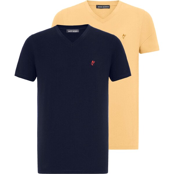 Jacey Quinn Tričko modrá / žltá / červená 54381535