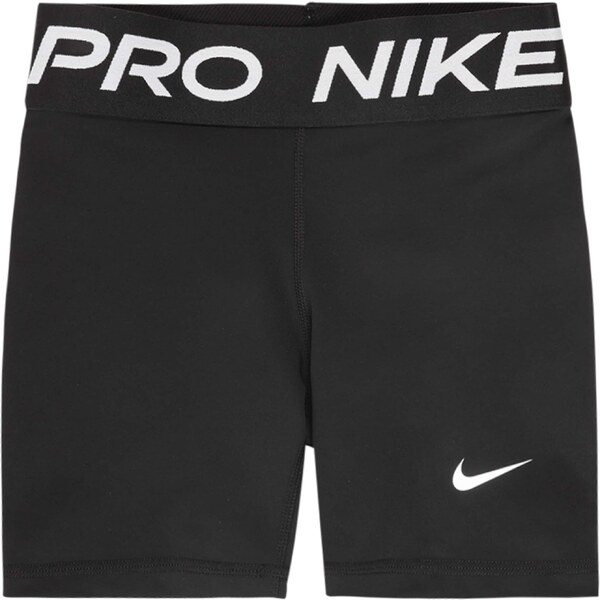 NIKE Športové nohavice Pro čierna / biela 54381190