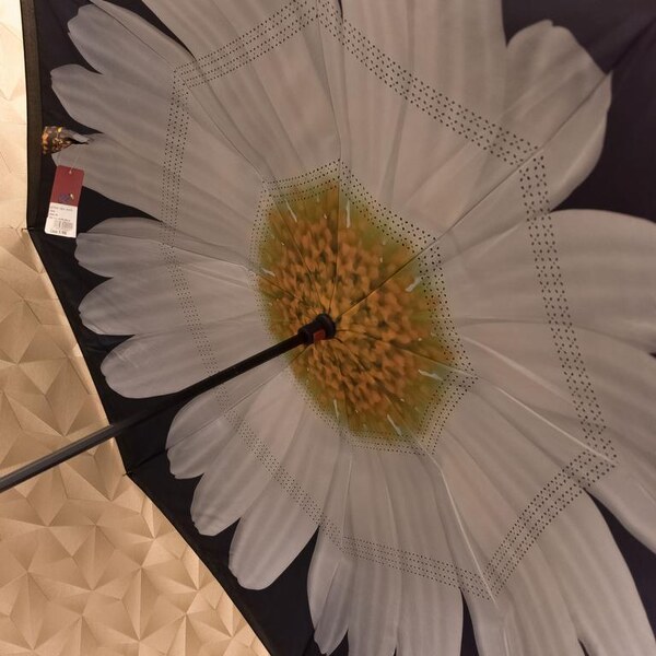 JOHN-C Čierny dáždnik FLOW 3 54171313