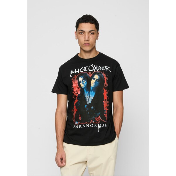Merchcode Alice Cooper Paranormal Splatter Adult Black Tee Black 50685643