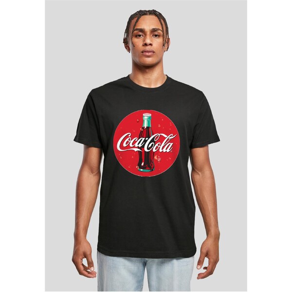 Merchcode Mens T-Shirt Logo Coca Cola Bottle Black 54177863