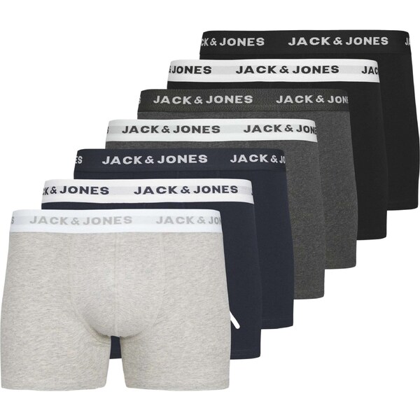 JACK & JONES Boxerky námornícka modrá / grafitová / svetlosivá / 57261498