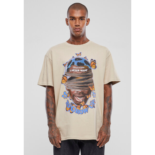 Mister Tee Mens T-shirt Grow Up Oversize Cream 54177932