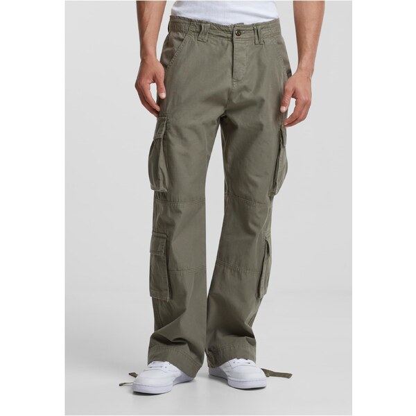 Urban Classics Mens Double Cargo Trousers - Olive 54193528
