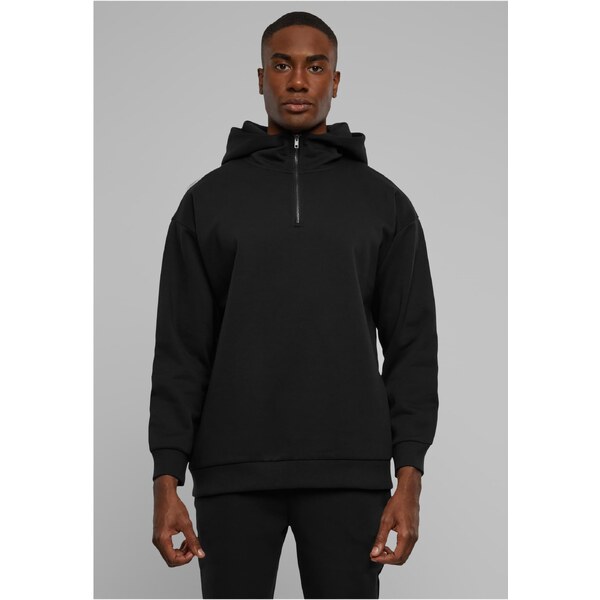 Urban Classics Mens Zipped High Neck Sweatshirt Black 54193557