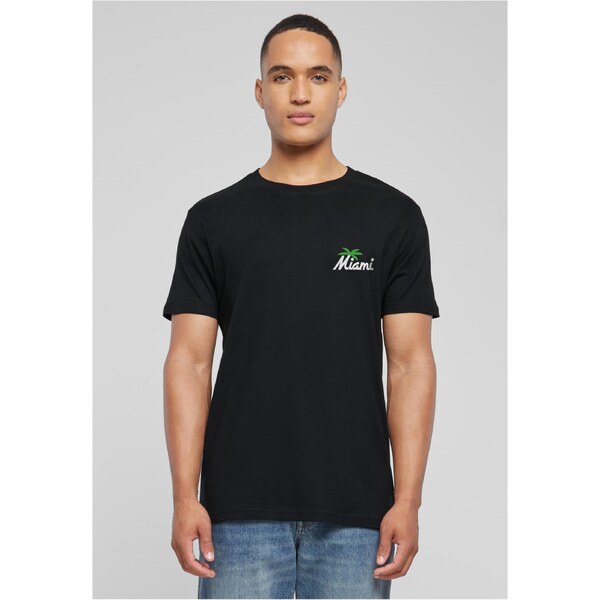Mister Tee Mens T-shirt Miami Palm Tree EMB black 54193627