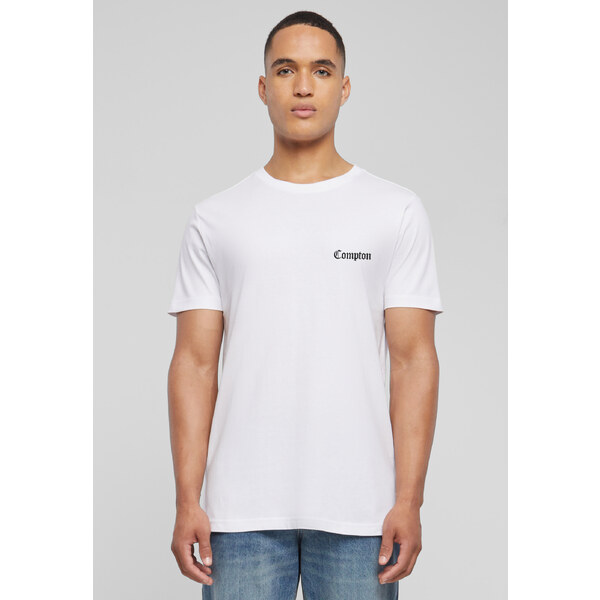 Mister Tee Mens T-shirt Compton EMB white 54193636