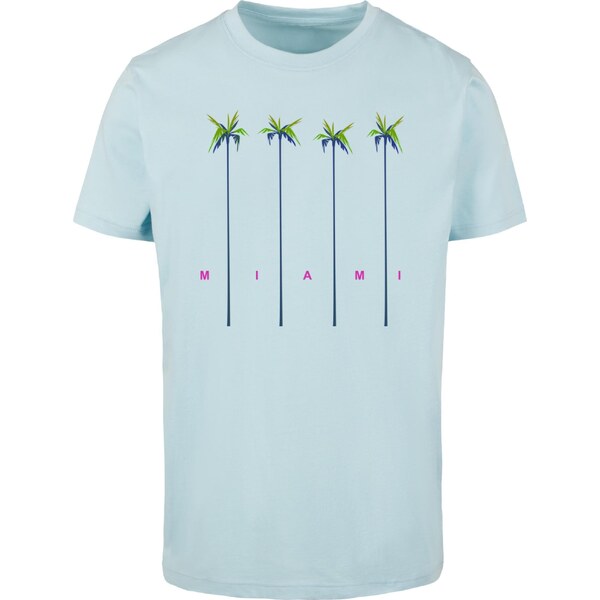 Mister Tee Mens Miami Palms T-Shirt - Ocean Blue 54193704