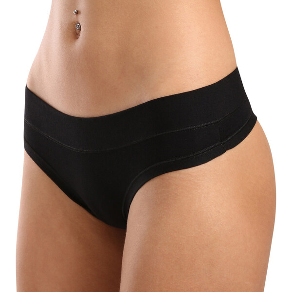 Dámske tangá Lovelygirl čierna (3678-black) 54202022