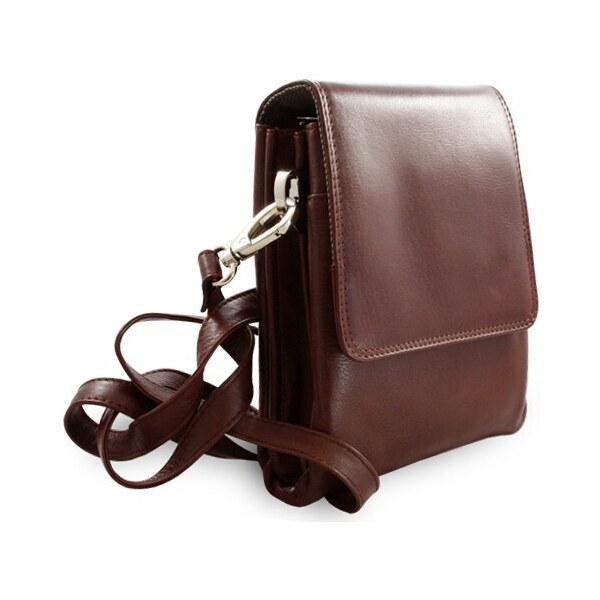 Arwel Malý hnedý kožený pánsky crossbag 215-2189-40 36559830