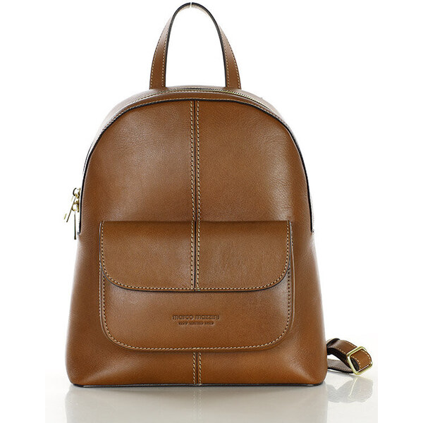 MARCO MAZZINI Elegantný dámsky kožený batoh | hnedá G11741a 54220603