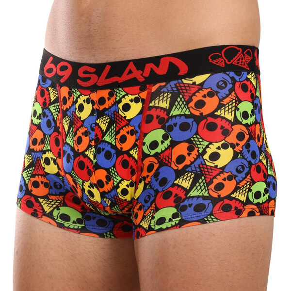 Pánske boxerky 69SLAM hip bamboo SKULL CONE (MHBSKC-BB) 54270693
