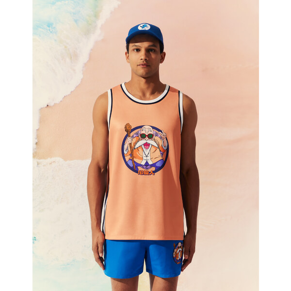 Oranžové pánske tielko Celio Dragon Ball 54805821