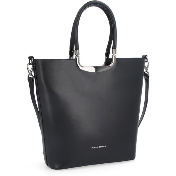 Kožená kabelka do ruky Noelia Bolger čierna NB 0050 C 24573517