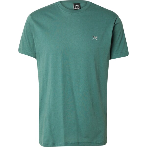 Iriedaily Tričko Turn Up smaragdová / čierna / biela 54457597