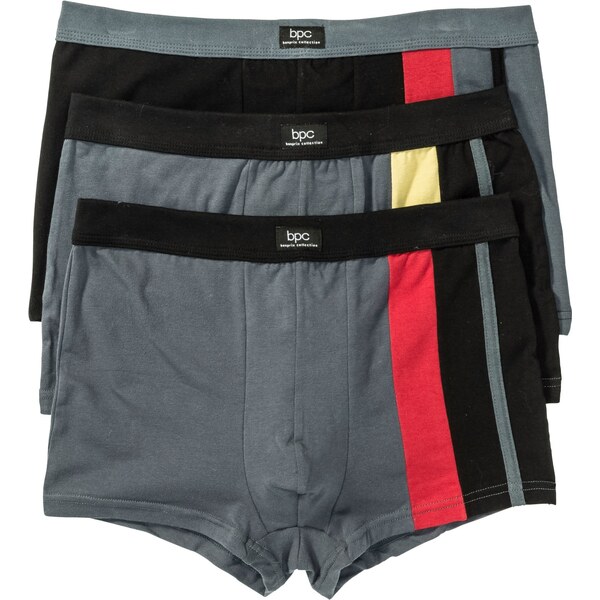 bonprix Boxerky (3 ks) s pohodlným pásom, farba čierna 44731960