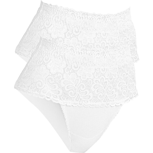 bonprix Tvarovacie nohavičky (2 ks) silný tvarujúci efekt, farba biela 44847492