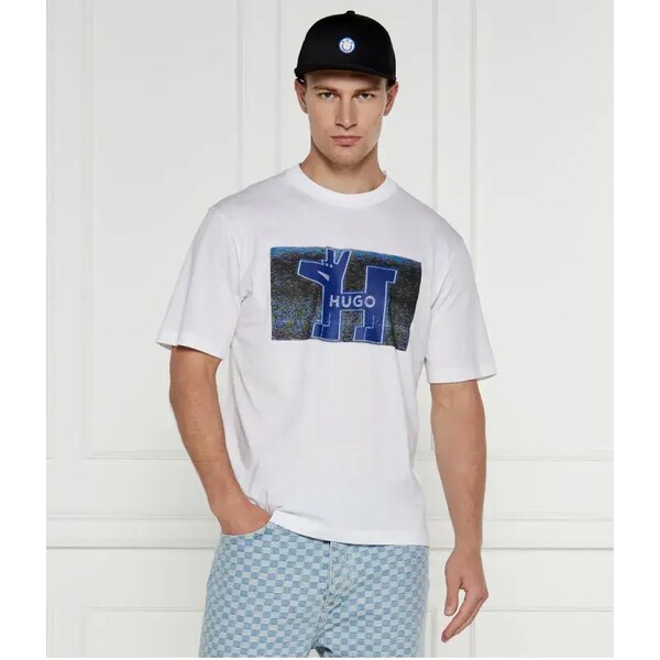 Hugo Blue Tričko Nedary | Regular Fit 54402524