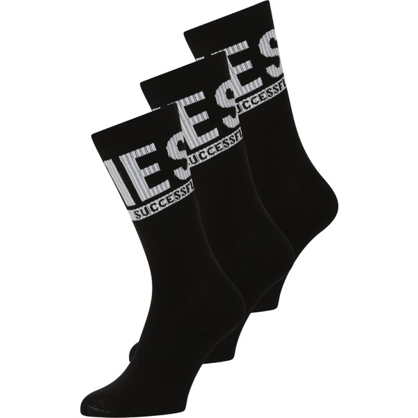 DIESEL Ponožky SKM-Ray svetlosivá / čierna 66119660