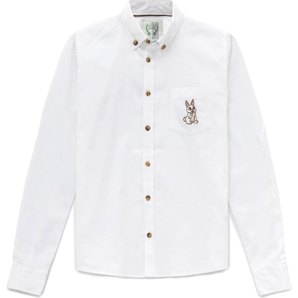 By Diess Collection Košeľa hnedá / biela 54455712