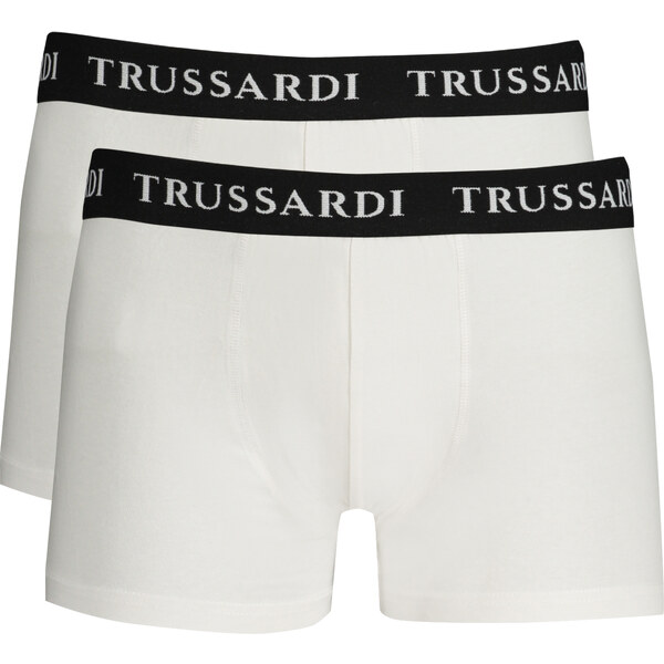 Pánske biele boxerky Trussardi 64703954