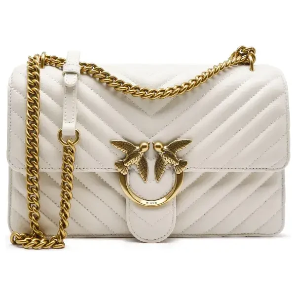 Pinko Kožená kabelka na rameno LOVE ONE CLASSIC 39605610