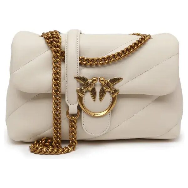 Pinko Kožená kabelka na rameno LOVE CLASSIC PUFF 37504419