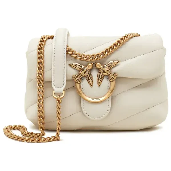 Pinko Kožená crossbody kabelka LOVE BABY PUFF C SHEEP NAPPA 37282882