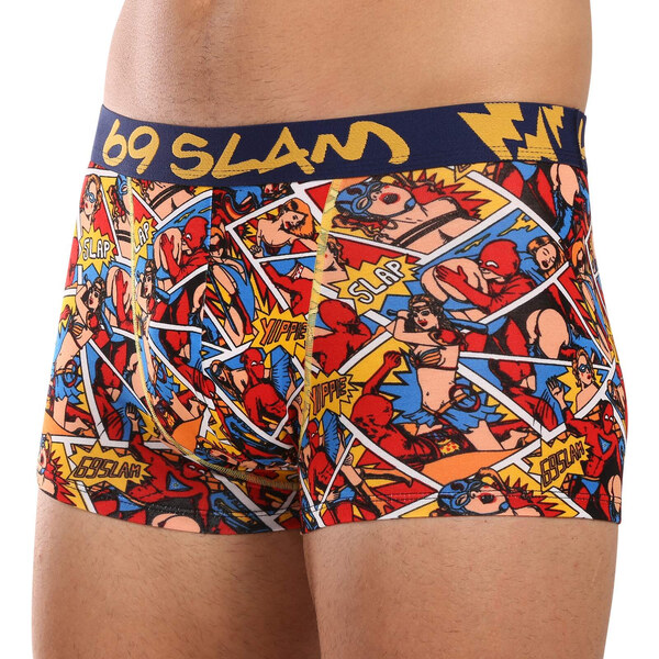 Pánske boxerky 69SLAM hip bamboo PERVERT HERO (MHBPVO-BB) 54508090