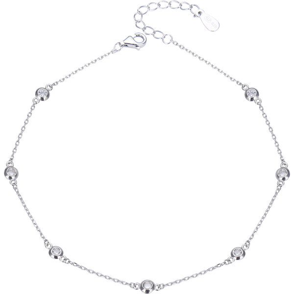 Šperky4U Strieborná retiazka na zo zirkónmi NB 6039 54586927