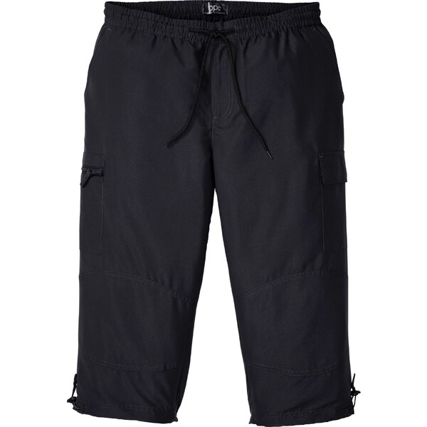 bonprix 3/4 nohavice s komfortným strihom, Regular Fit, farba čierna 44812237