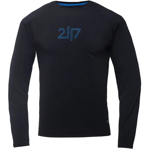 Pánske funkčné tričko s dlhým rukávom 2117 of Sweden ALKEN čierna 65074964