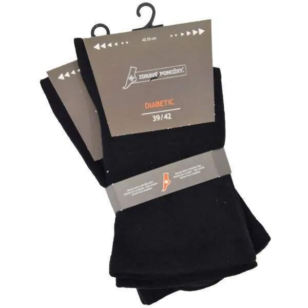 Olet Pánske zdravotné ponožky bez gumičiek Zdravé ponožky Čierna 39-42 26251740