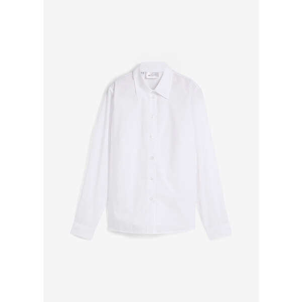 bonprix Košeľová blúzka, farba biela 44732369