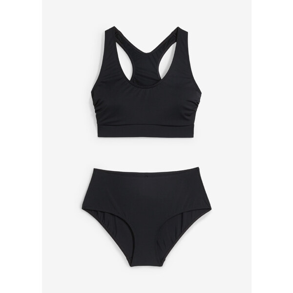 bonprix Bikiny bustier (2-dielne), farba čierna 54741819